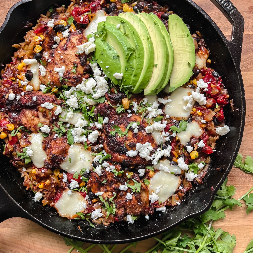 Chicken & Rice Mexican Skillet