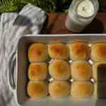 Easy Sourdough Dinner Rolls