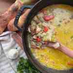 Easy Homemade Cheeseburger Soup