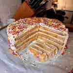 Moist Homemade Funfetti Cake